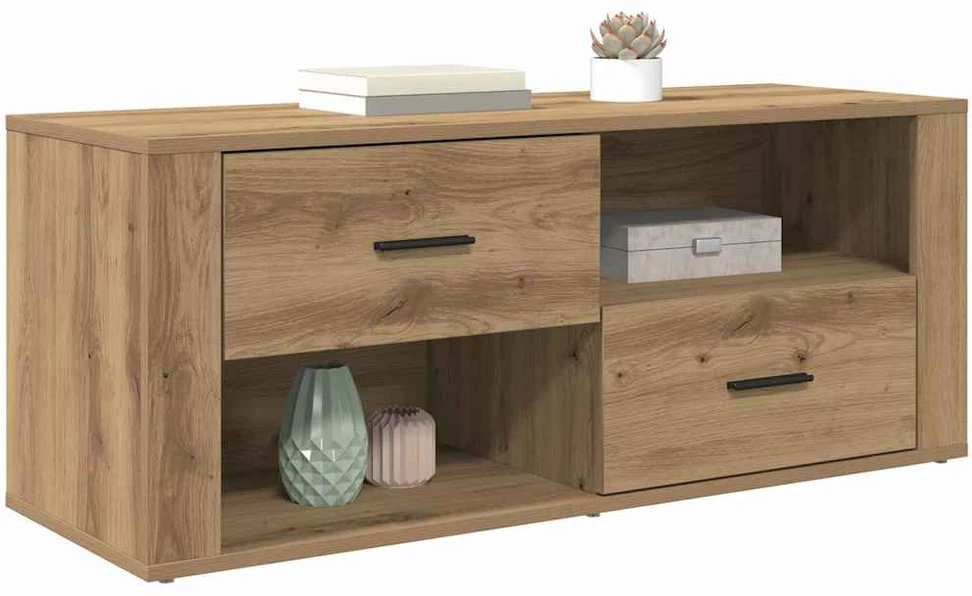 TV staliukas Televizoriaus spintelė 100 x 35 x 40 cm Amatininkų ąžuolas