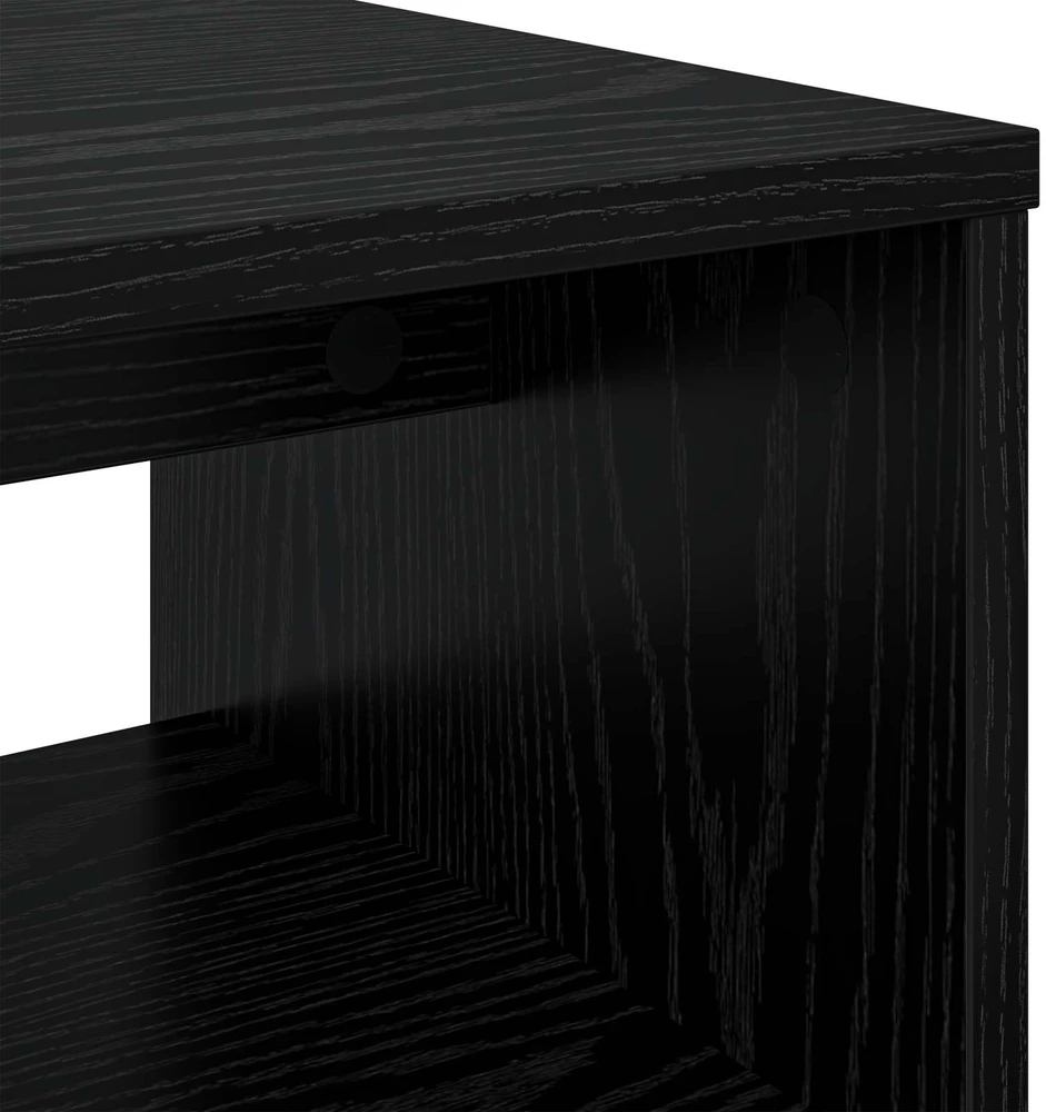 TV staliukas Televizoriaus spintelė 100 x 35 x 40 cm Juodas ąžuolas