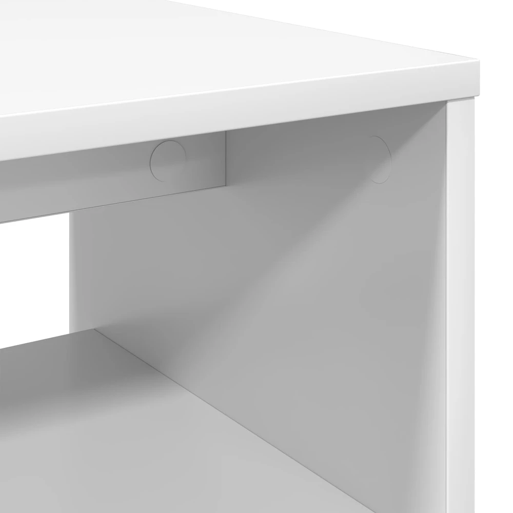 TV staliukas Televizoriaus spintelė 100 x 35 x 40 cm Balta Apdirbta mediena