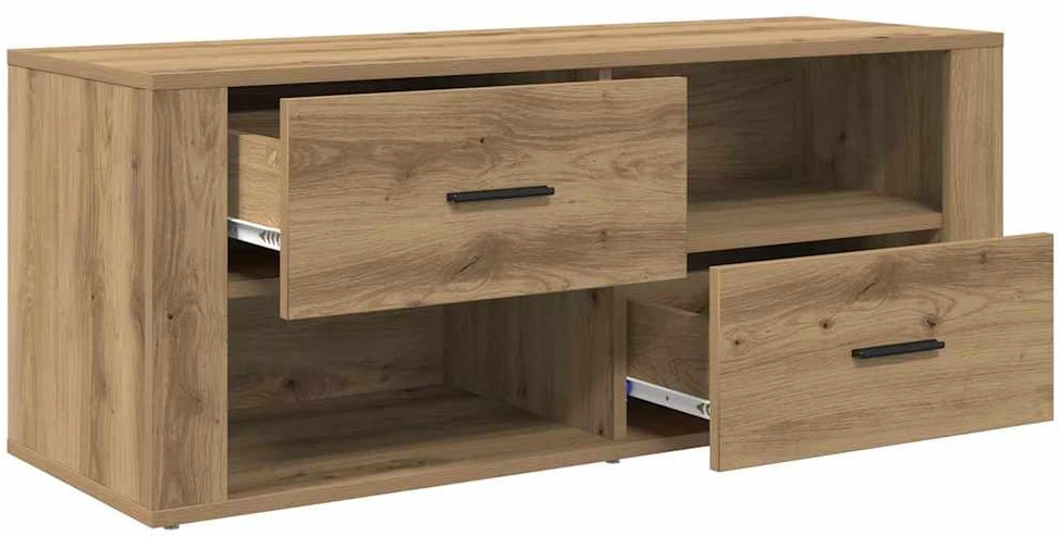 TV staliukas Televizoriaus spintelė 100 x 35 x 40 cm Amatininkų ąžuolas
