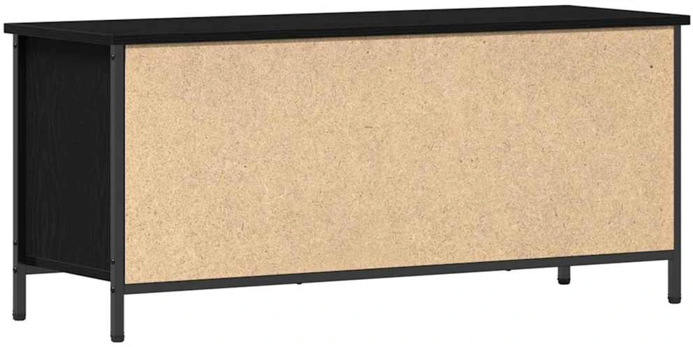 TV staliukas Televizoriaus spintelė 100 x 35 x 45 cm Juodas ąžuolas
