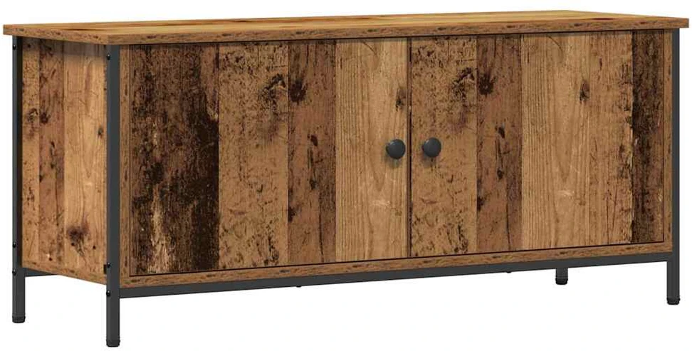 TV staliukas Televizoriaus spintelė 100 x 35 x 45 cm Senovinis medis