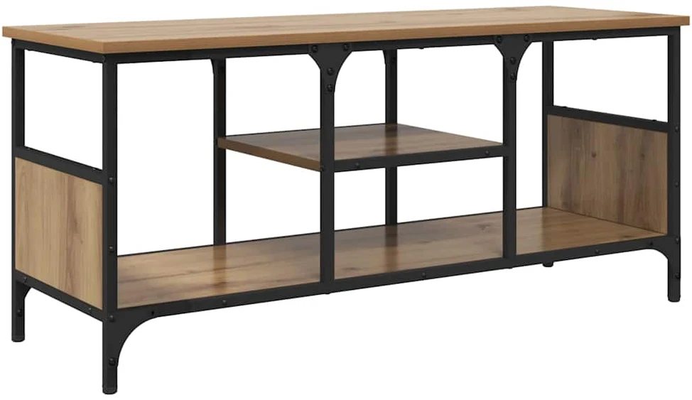 TV staliukas Televizoriaus spintelė 100 x 35 x 45 cm Amatininkų ąžuolas