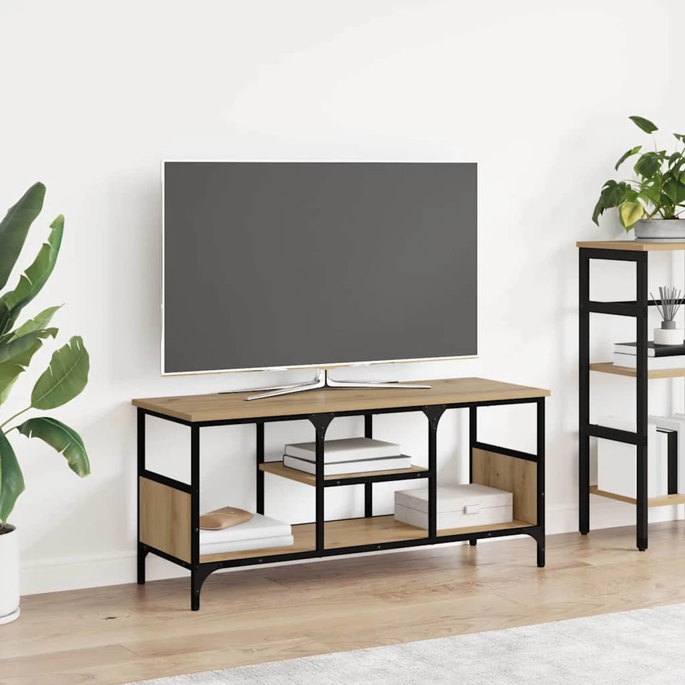 TV staliukas Televizoriaus spintelė 100 x 35 x 45 cm Amatininkų ąžuolas