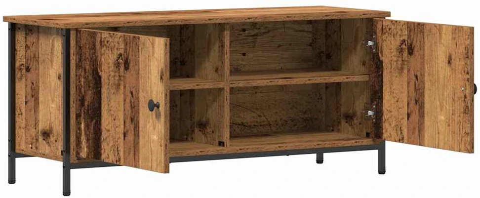 TV staliukas Televizoriaus spintelė 100 x 35 x 45 cm Senovinis medis