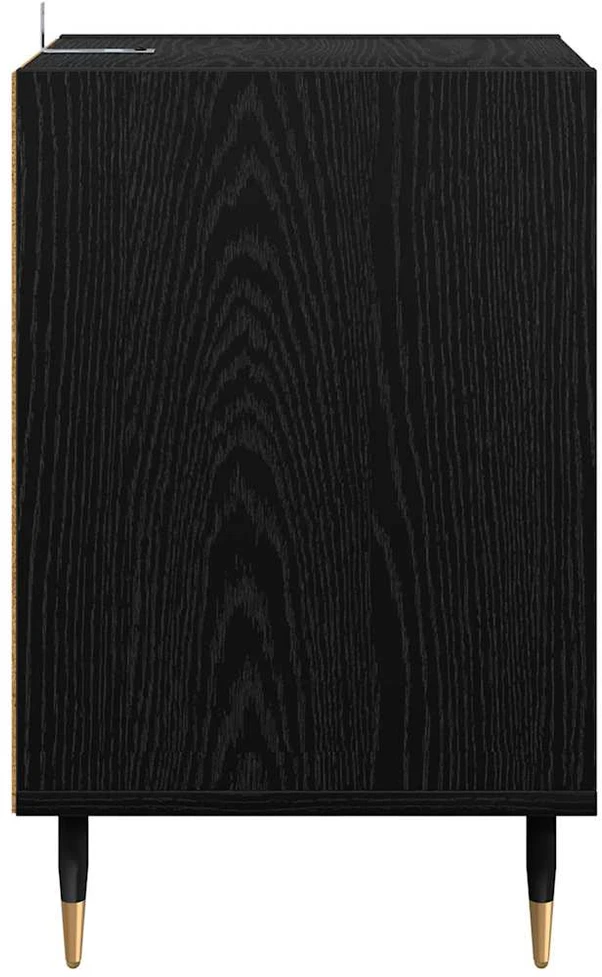 TV staliukas Televizoriaus spintelė 100 x 35 x 55 cm Juodas ąžuolas