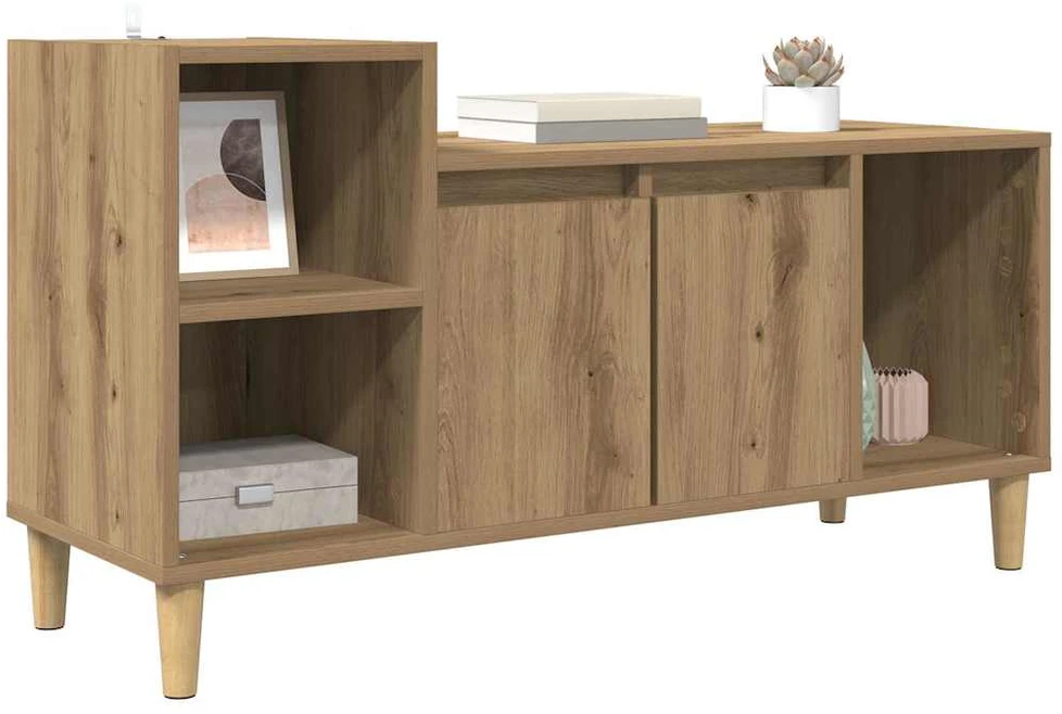 TV staliukas Televizoriaus spintelė 100 x 35 x 55 cm Amatininkų ąžuolas