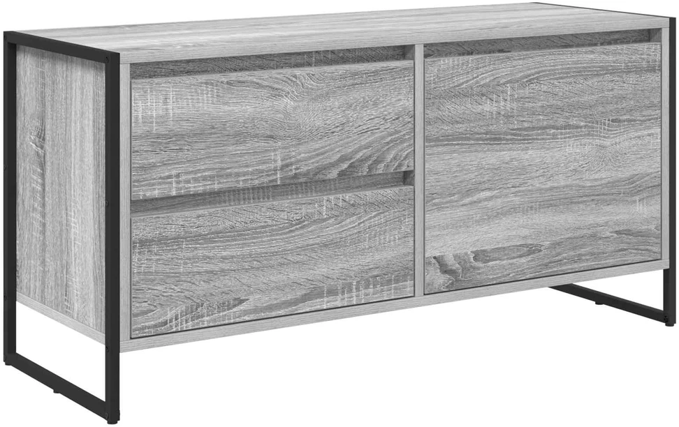 TV staliukas Televizoriaus spintelė 100 x 36 x 49.5 cm Pilkas Sonoma