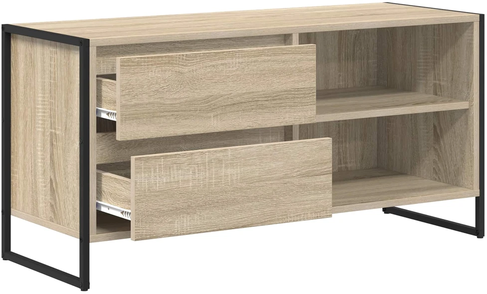 TV staliukas Televizoriaus spintelė 100 x 36 x 49,5 cm Sonoma ąžuolas