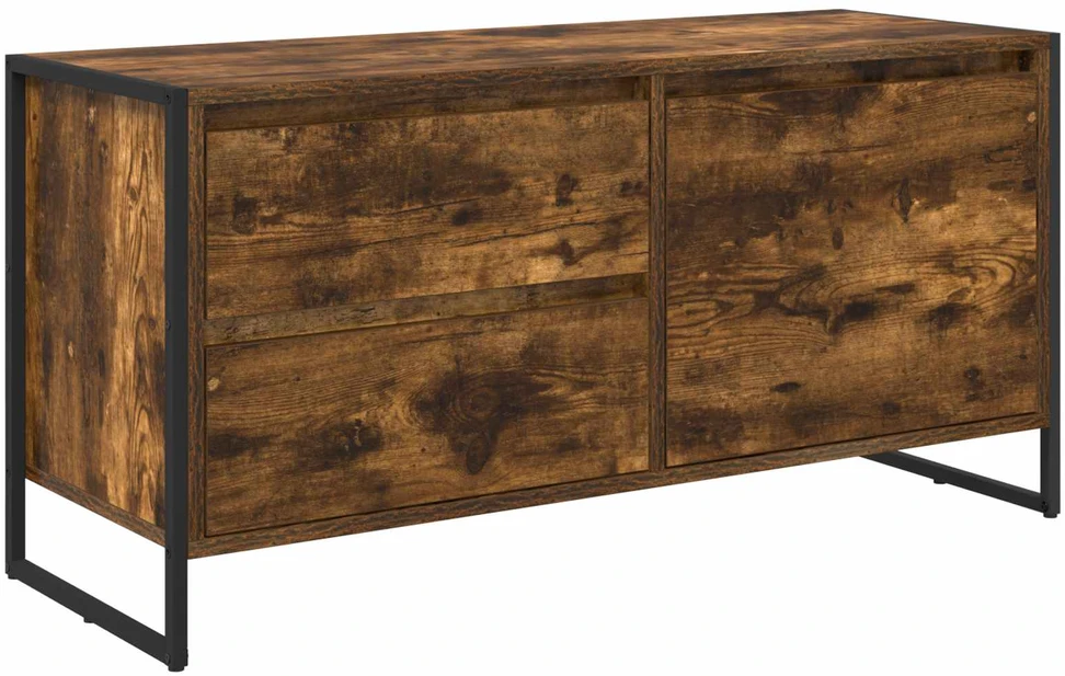 TV staliukas Televizoriaus spintelė 100 x 36 x 49.5 cm Dūminis ąžuolas