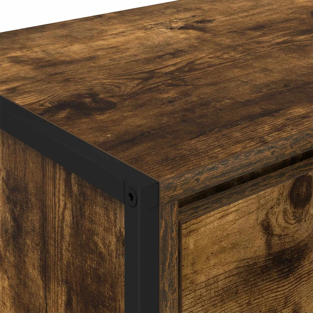 TV staliukas Televizoriaus spintelė 100 x 36 x 49,5 cm Dūminis ąžuolas