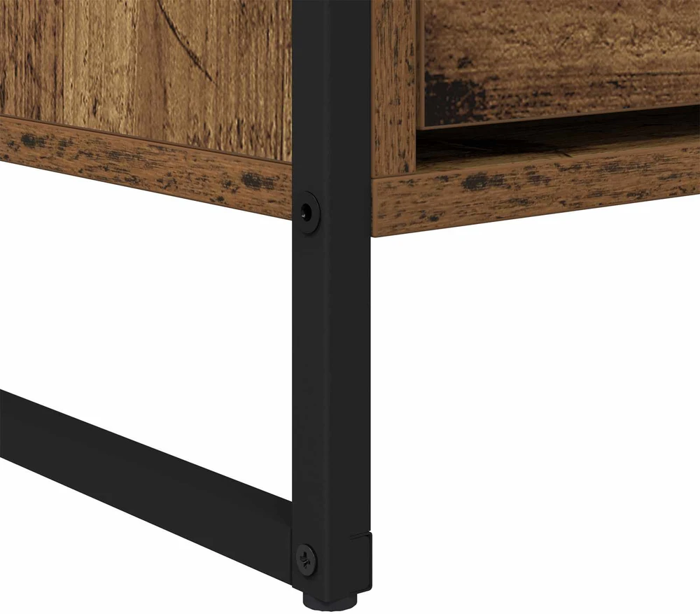 TV staliukas Televizoriaus spintelė 100 x 36 x 49,5 cm Senovinis medis