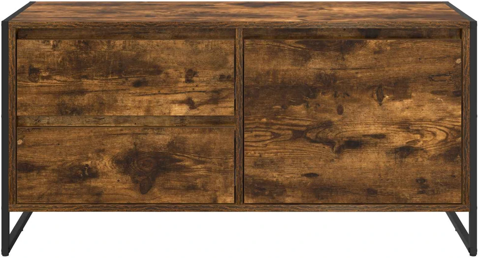 TV staliukas Televizoriaus spintelė 100 x 36 x 49.5 cm Dūminis ąžuolas