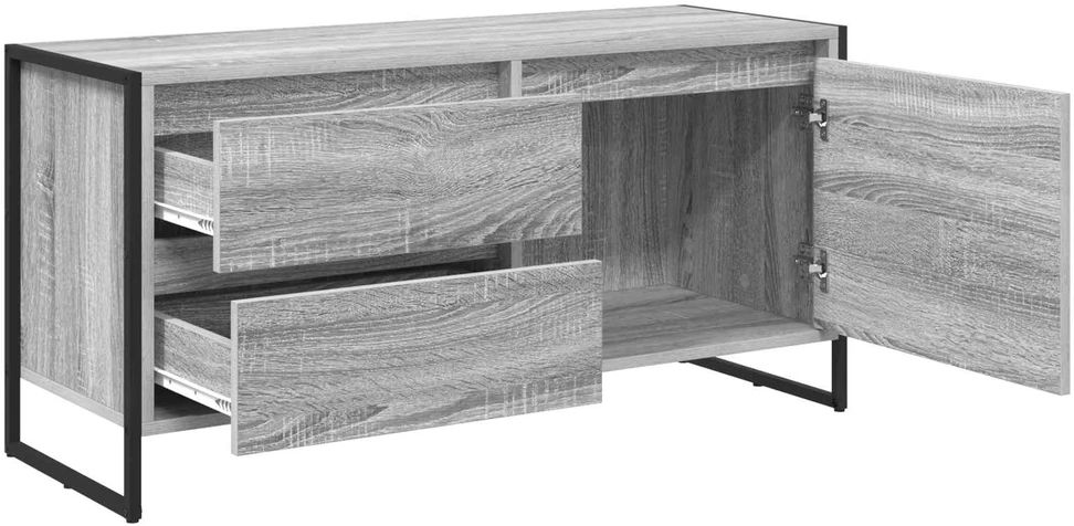TV staliukas Televizoriaus spintelė 100 x 36 x 49.5 cm Pilkas Sonoma