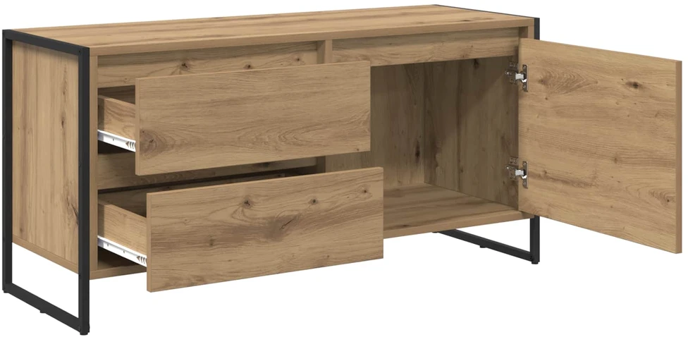 TV staliukas Televizoriaus spintelė 100 x 36 x 49.5 cm Artisano ąžuolo