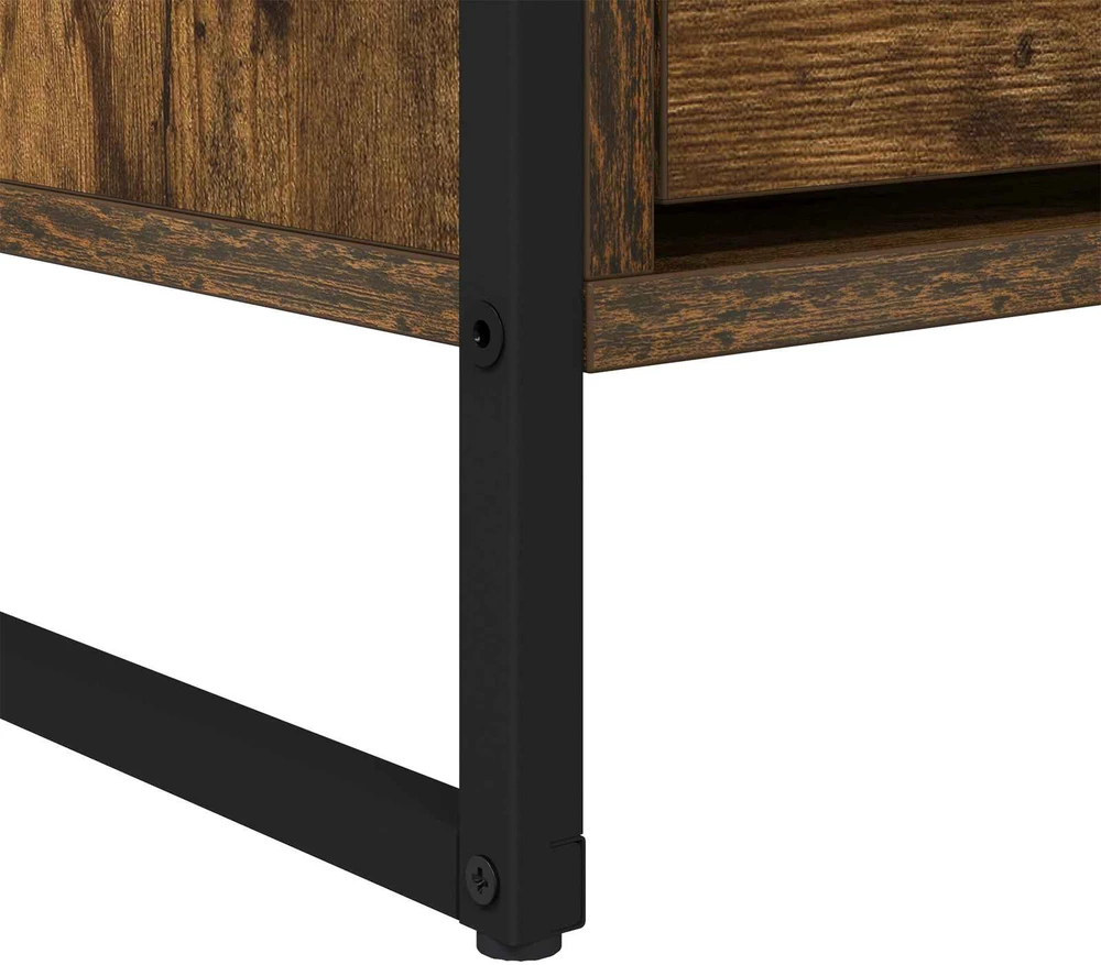 TV staliukas Televizoriaus spintelė 100 x 36 x 49,5 cm Dūminis ąžuolas