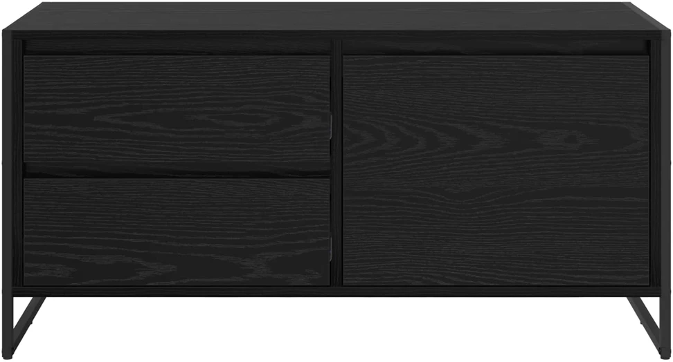 TV staliukas Televizoriaus spintelė 100 x 36 x 49.5 cm Juodas ąžuolas