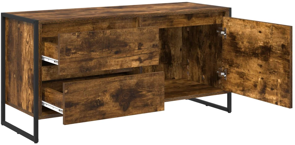 TV staliukas Televizoriaus spintelė 100 x 36 x 49.5 cm Dūminis ąžuolas