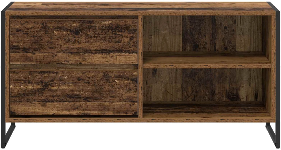 TV staliukas Televizoriaus spintelė 100 x 36 x 49,5 cm Senovinis medis