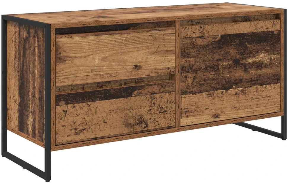 TV staliukas Televizoriaus spintelė 100 x 36 x 49.5 cm Senovinis medis