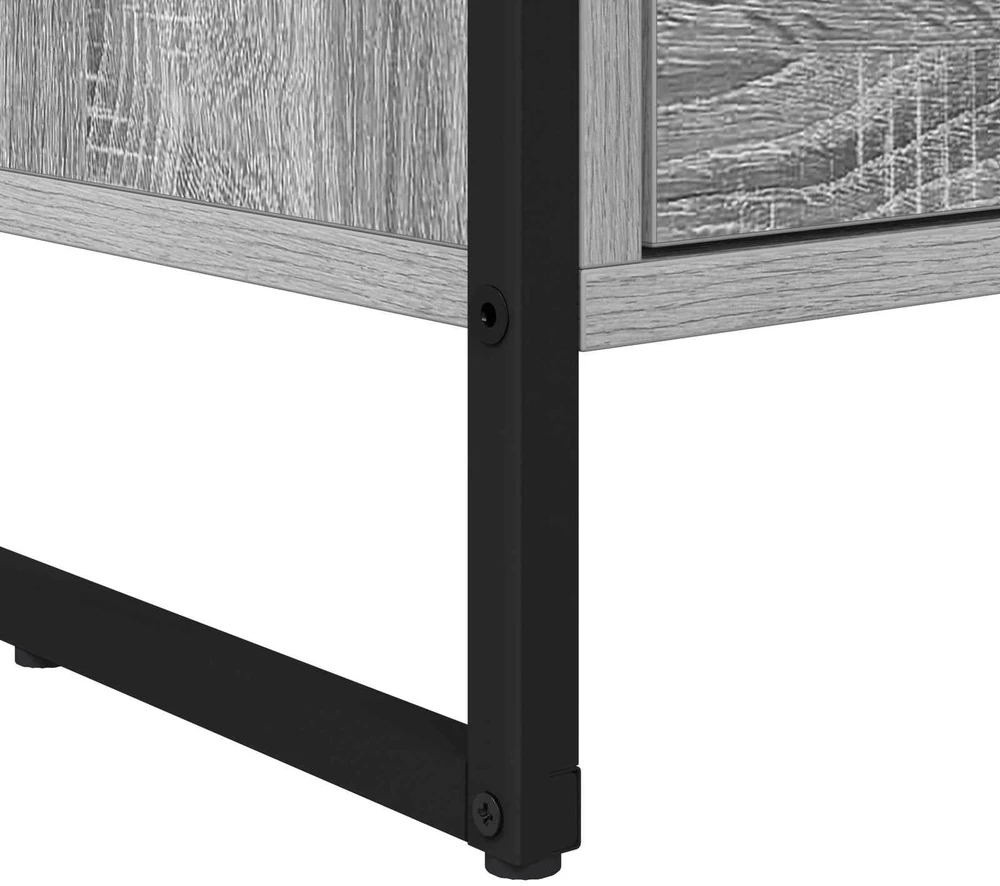 TV staliukas Televizoriaus spintelė 100 x 36 x 49.5 cm Pilkas Sonoma