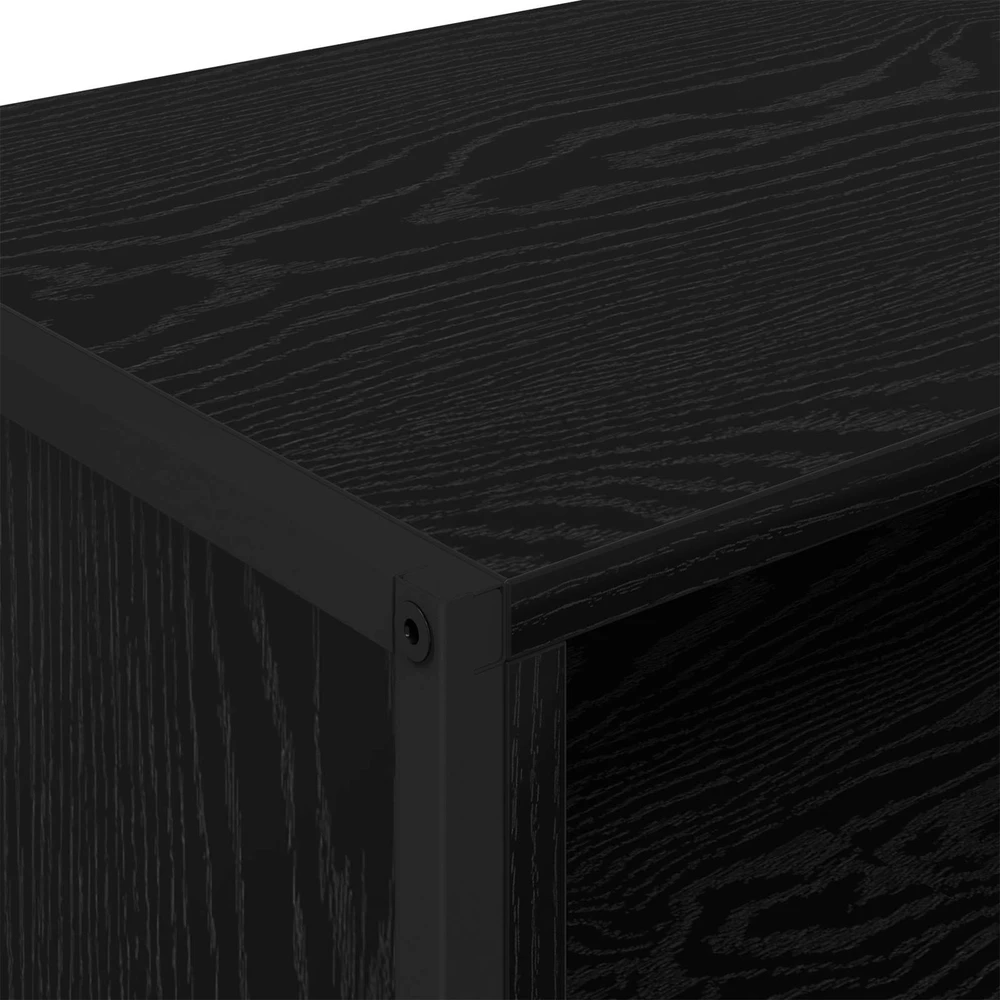 TV staliukas Televizoriaus spintelė 100 x 36.5 x 30.5 cm Juodas ąžuolas