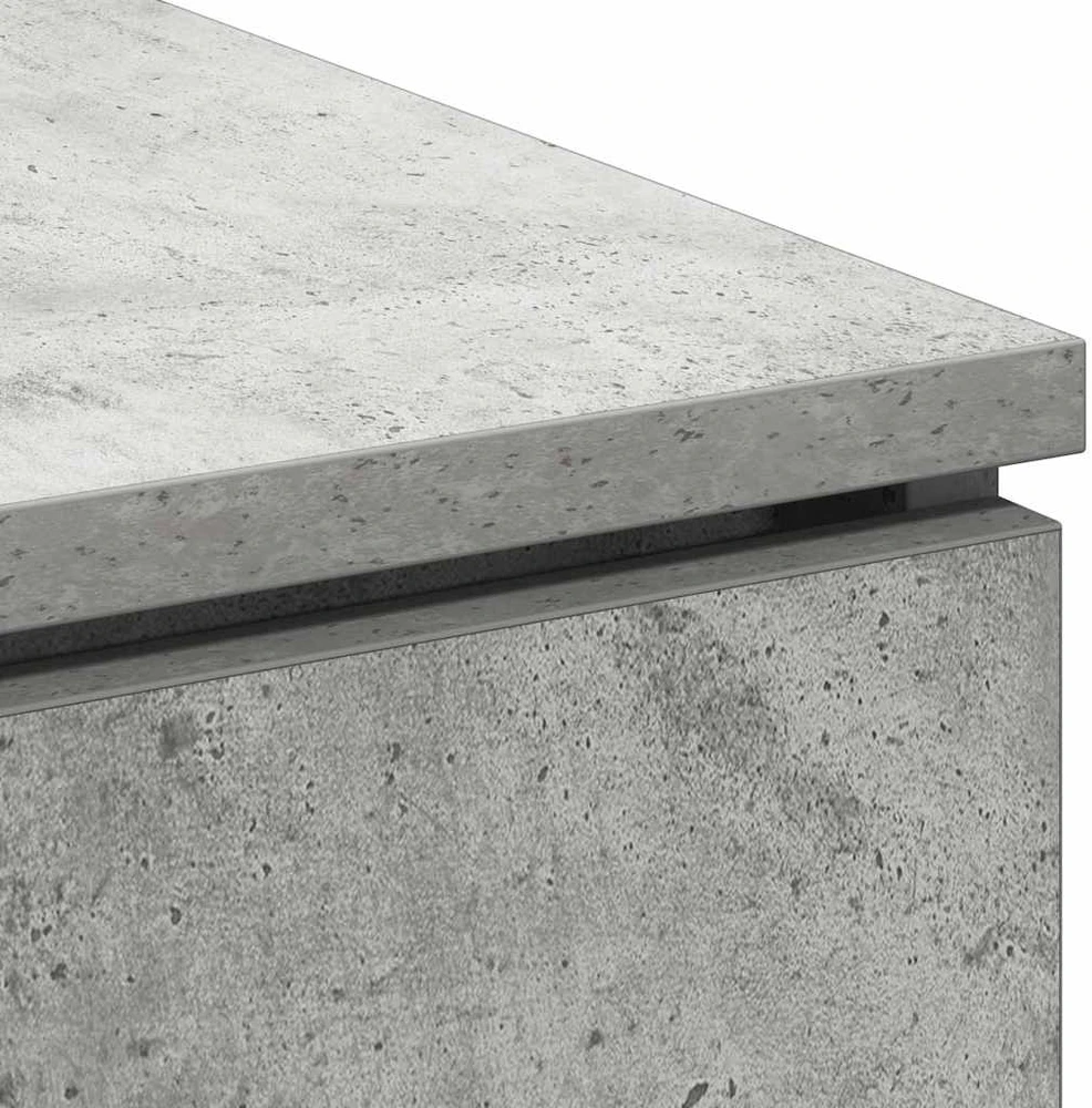 TV staliukas Televizoriaus spintelė 100 x 38 x 49 cm Betono pilka