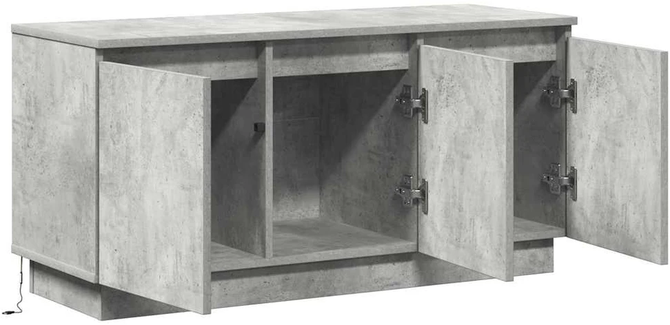 TV staliukas Televizoriaus spintelė 100 x 38 x 49 cm Betono pilka