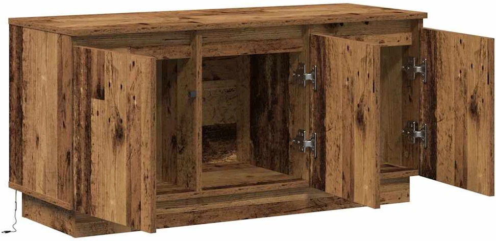 TV staliukas Televizoriaus spintelė 100 x 38 x 49 cm Senovinis medis