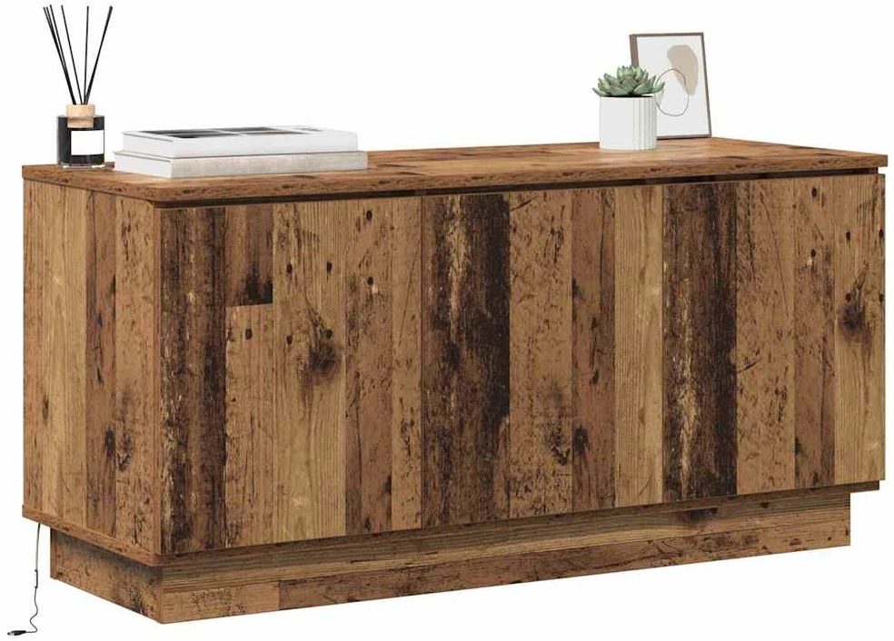 TV staliukas Televizoriaus spintelė 100 x 38 x 49 cm Senovinis medis