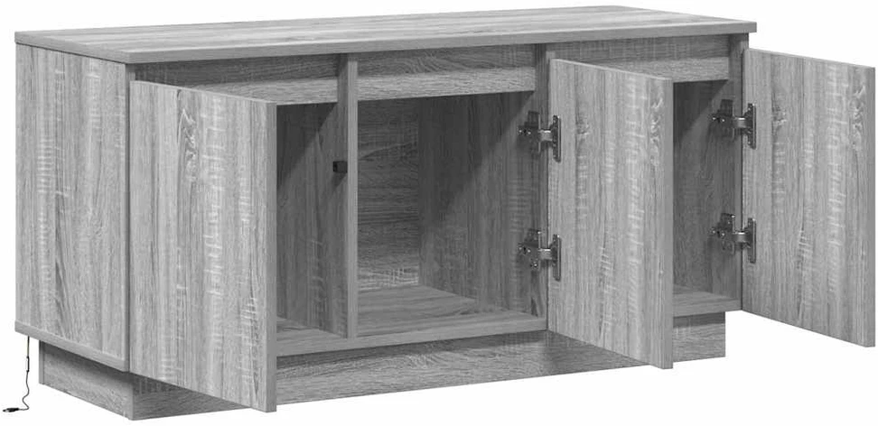 TV staliukas Televizoriaus spintelė 100 x 38 x 49 cm Pilkas Sonoma