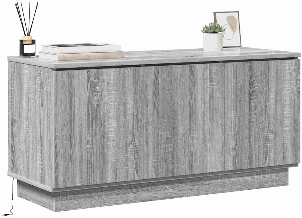 TV staliukas Televizoriaus spintelė 100 x 38 x 49 cm Pilkas Sonoma