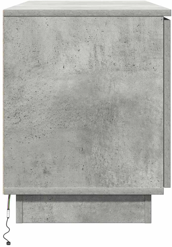 TV staliukas Televizoriaus spintelė 100 x 38 x 49 cm Betono pilka