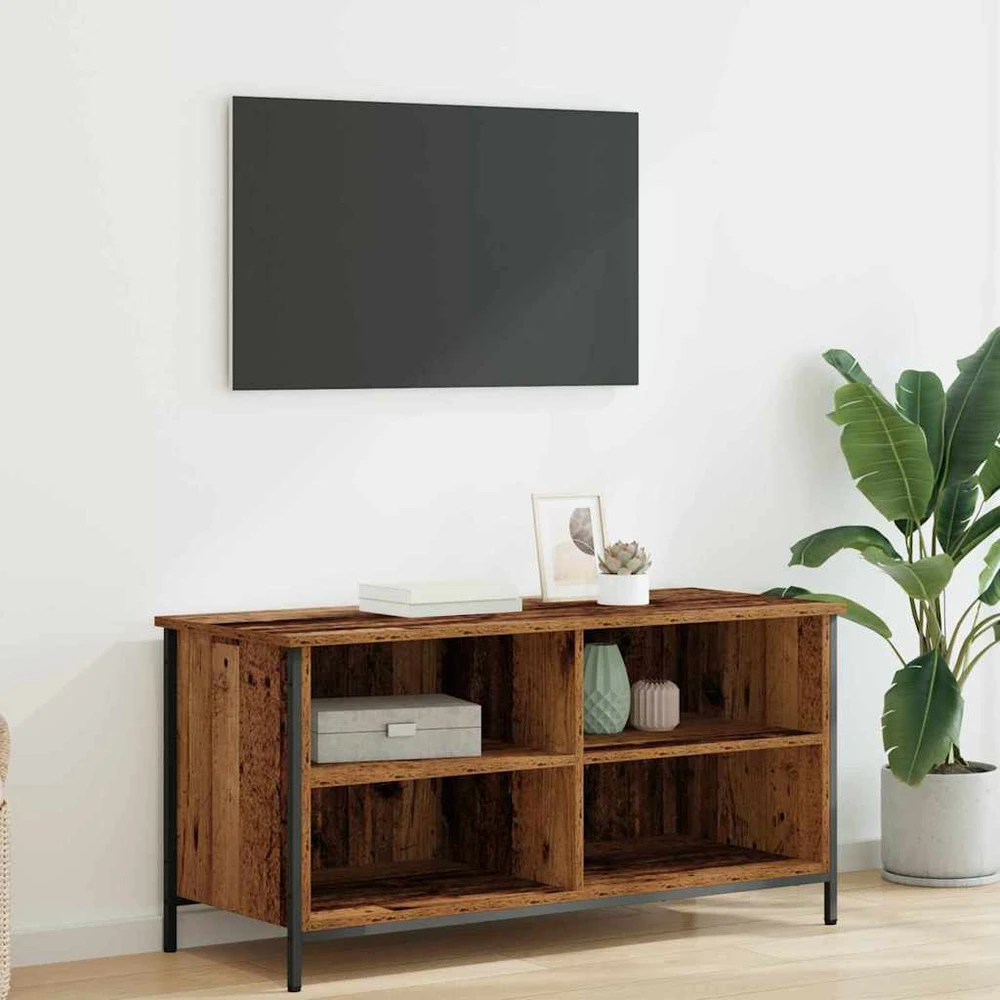 TV staliukas Televizoriaus spintelė 100 x 40 x 50 cm Senovinis medis