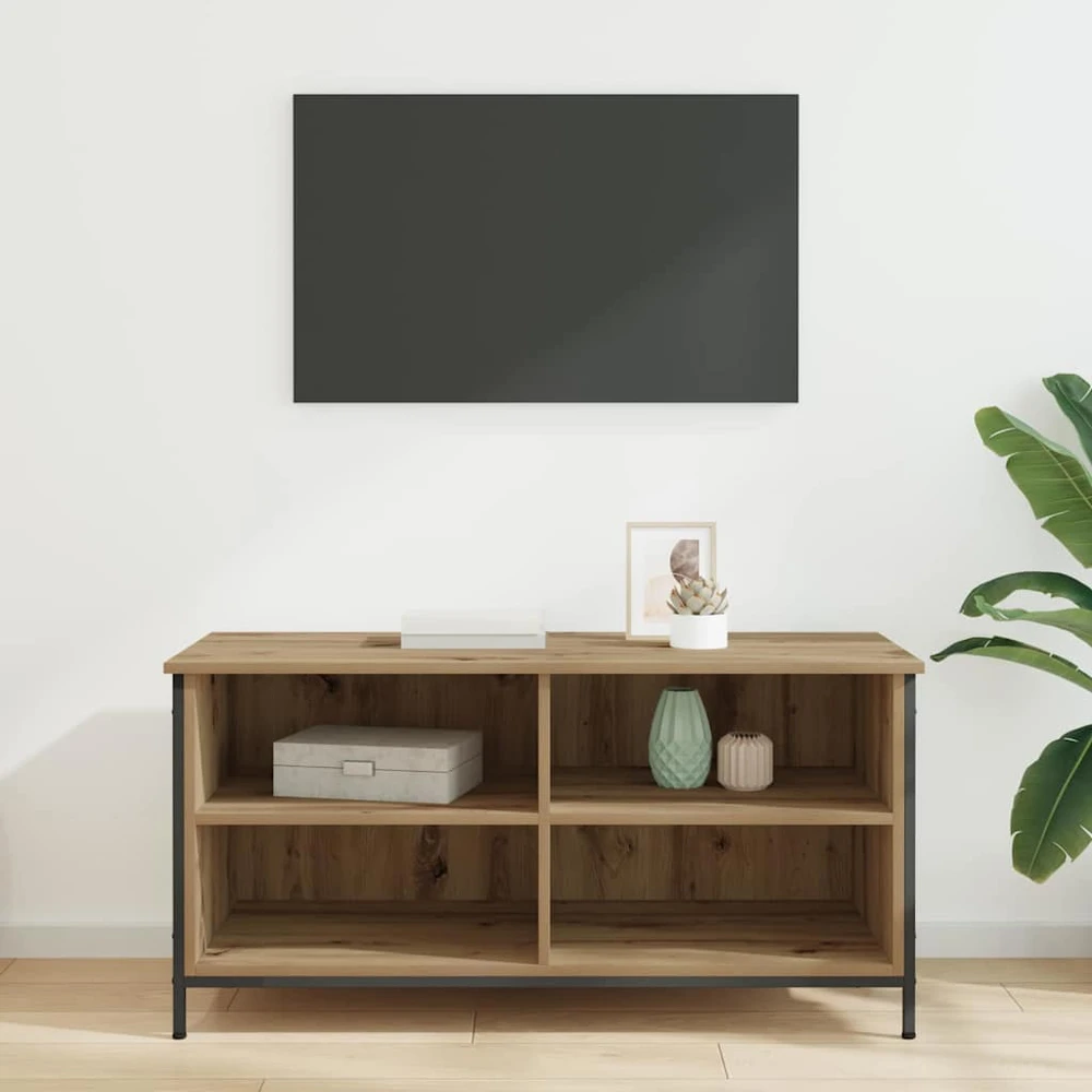 TV staliukas Televizoriaus spintelė 100 x 40 x 50 cm Amatininkų ąžuolas