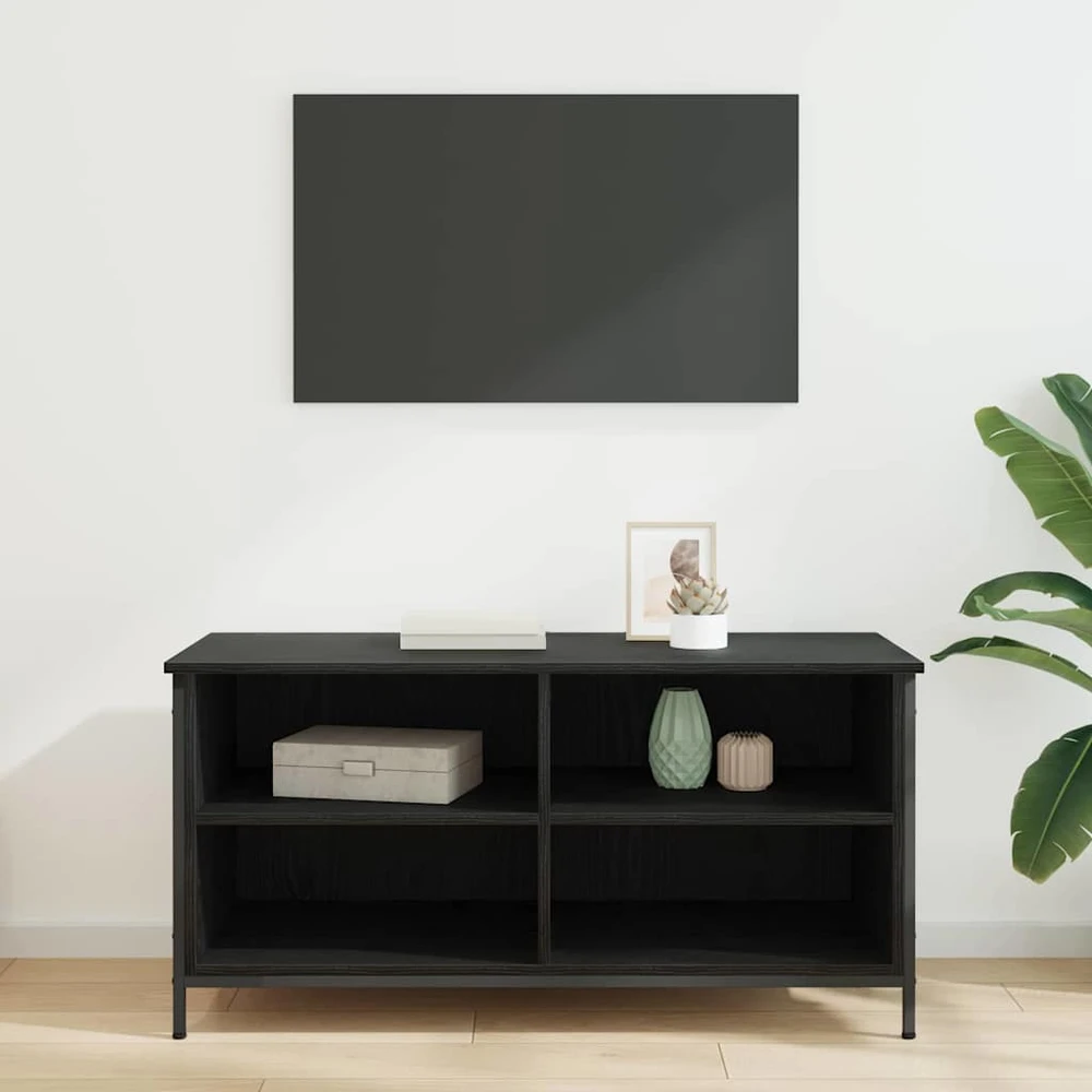 TV staliukas Televizoriaus spintelė 100 x 40 x 50 cm Juodas ąžuolas