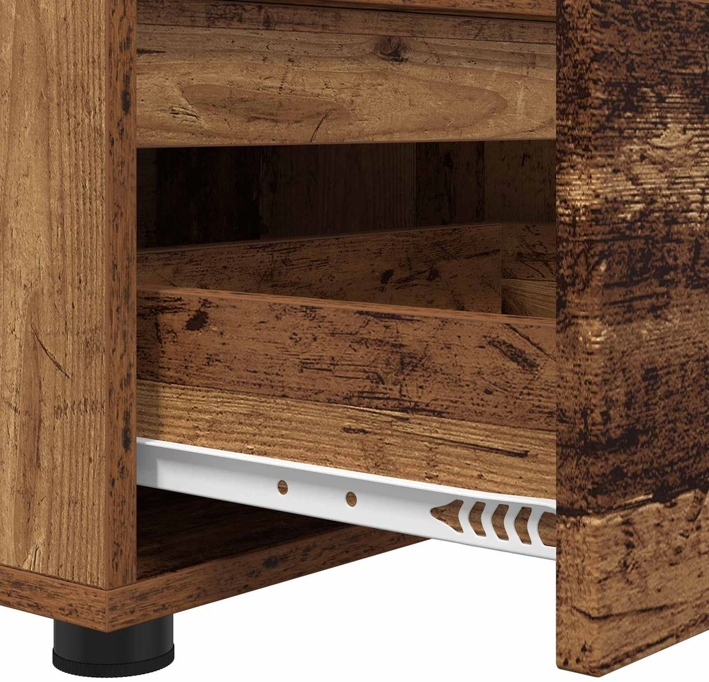 TV staliukas Televizoriaus spintelė 100 x 48 x 43 cm Senovinis medis