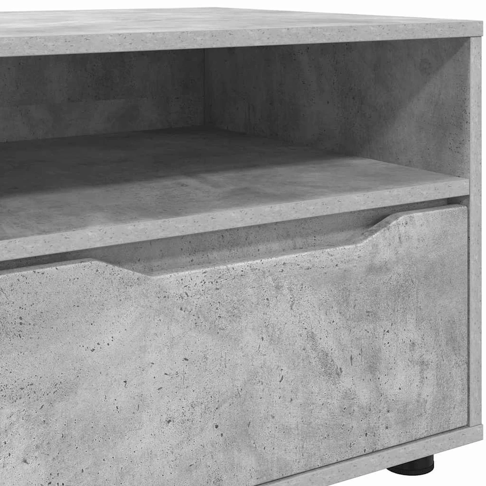 TV staliukas Televizoriaus spintelė 100 x 48 x 43 cm Betono pilka