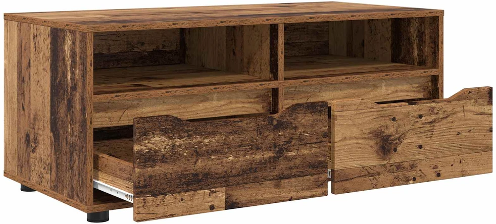 TV staliukas Televizoriaus spintelė 100 x 48 x 43 cm Senovinis medis
