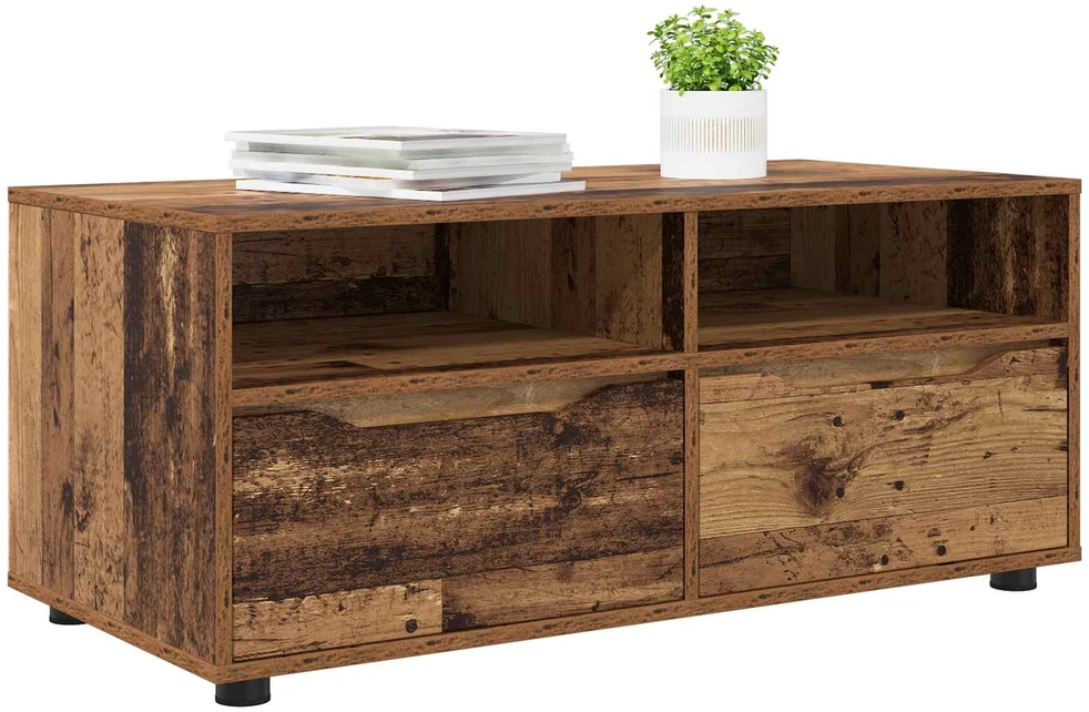TV staliukas Televizoriaus spintelė 100 x 48 x 43 cm Senovinis medis