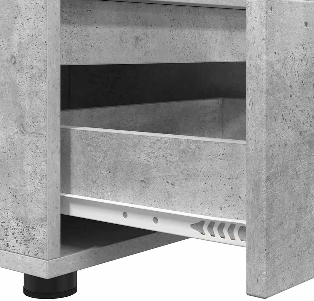 TV staliukas Televizoriaus spintelė 100 x 48 x 43 cm Betono pilka