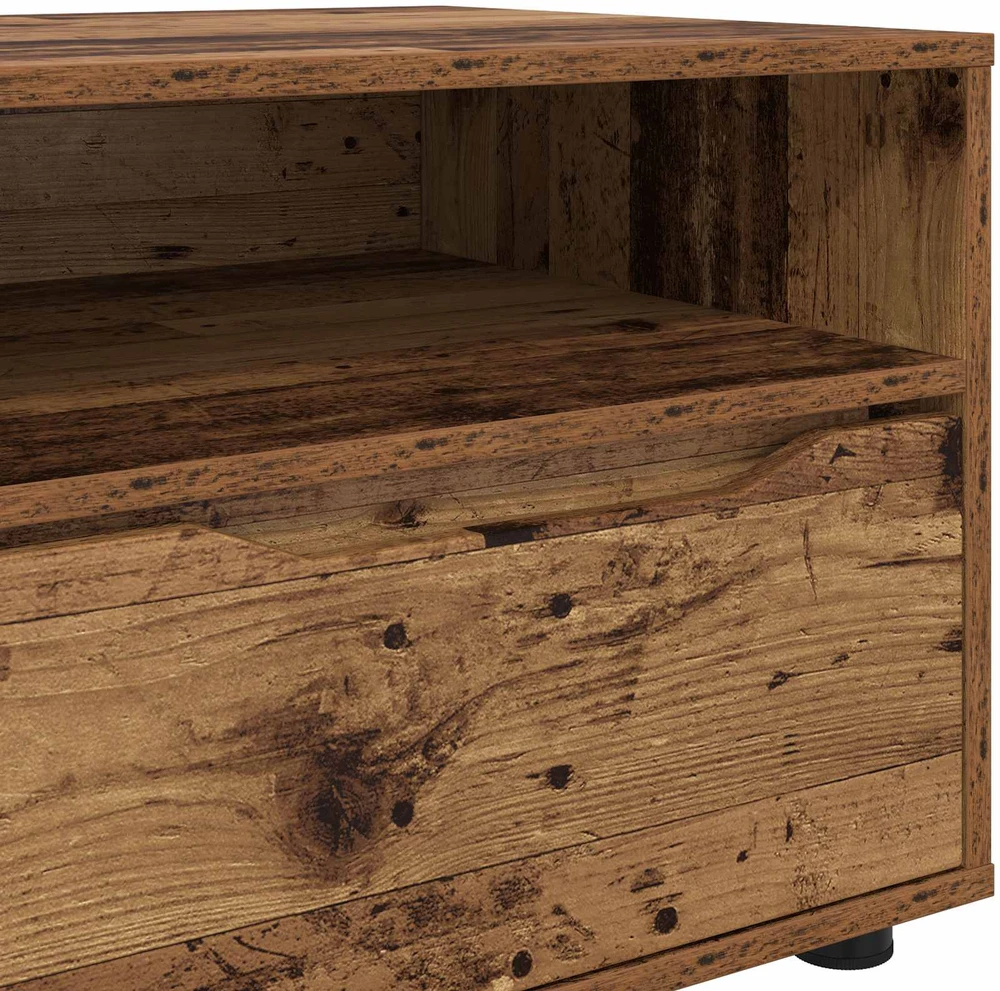 TV staliukas Televizoriaus spintelė 100 x 48 x 43 cm Senovinis medis