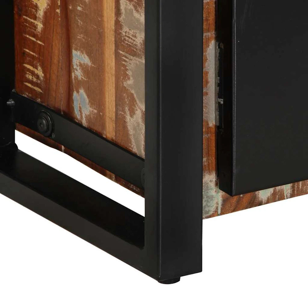 TV staliukas televizoriaus spintelė 100x30x40 cm Regeneruota medžio masyva