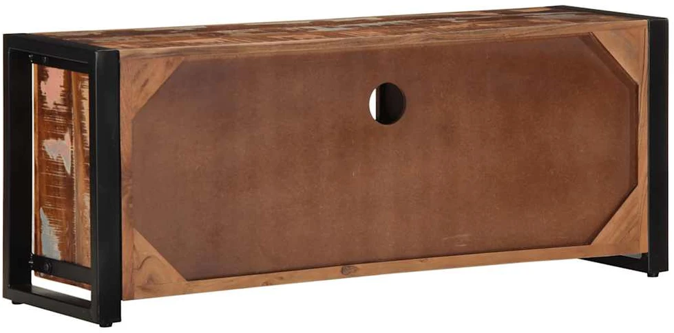 TV staliukas televizoriaus spintelė 100x30x40 cm Regeneruota medžio masyva