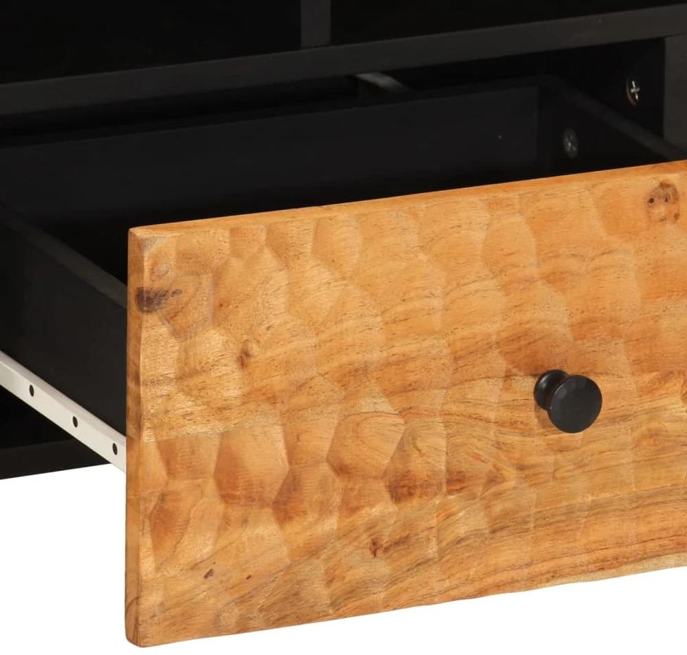 TV staliukas Televizoriaus spintelė, 100x33x46cm, akacijos medienos masyvas