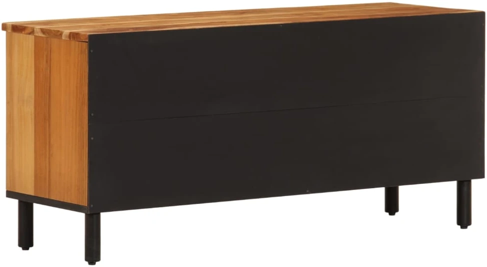 TV staliukas Televizoriaus spintelė, 100x33x46cm, akacijos medienos masyvas