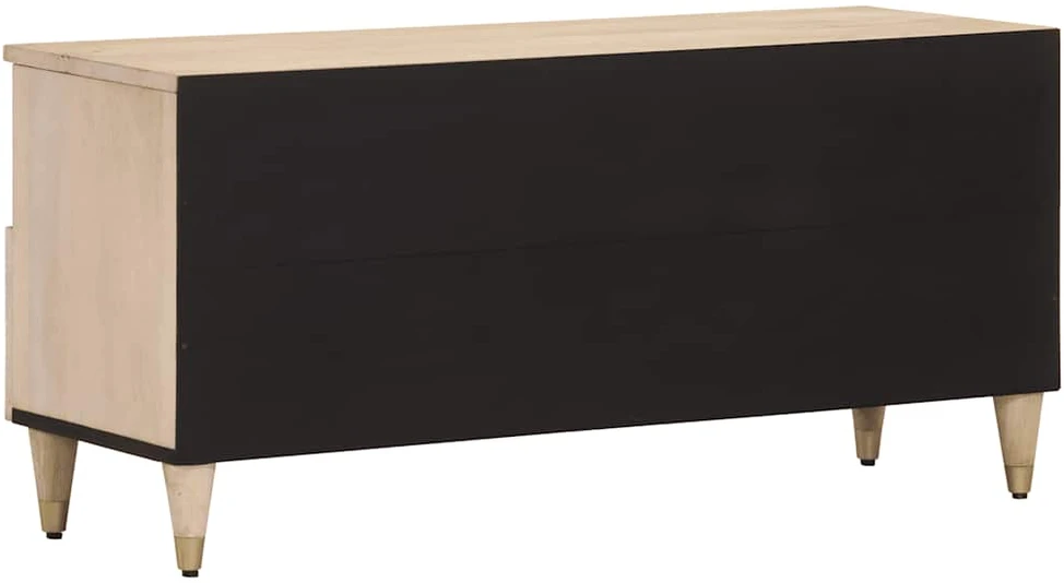 TV staliukas Televizoriaus spintelė, 100x33x46cm, mango medienos masyvas