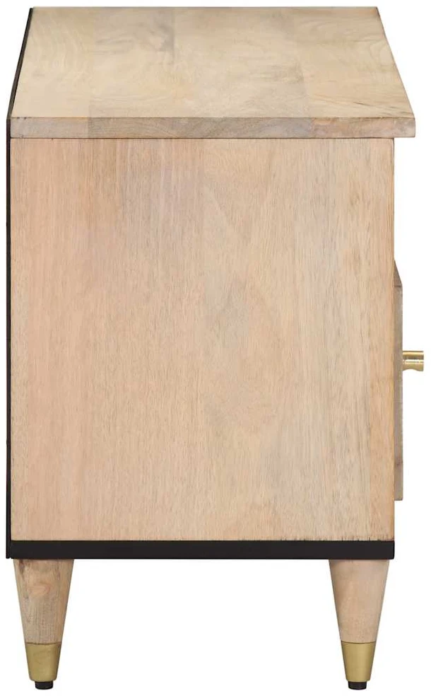 TV staliukas Televizoriaus spintelė, 100x33x46cm, mango medienos masyvas