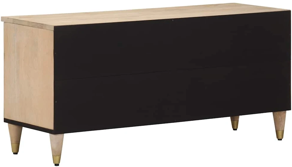 TV staliukas Televizoriaus spintelė, 100x33x46cm, mango medienos masyvas