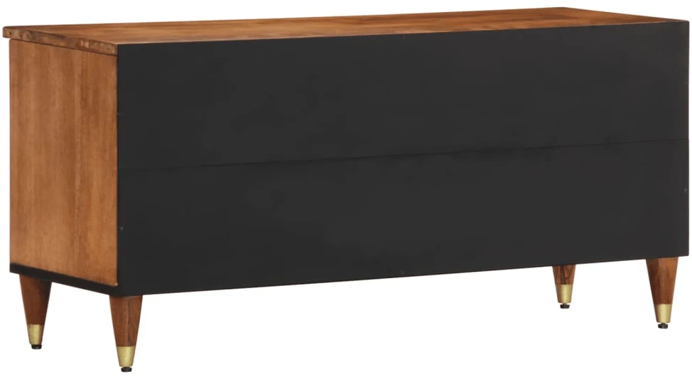 Televizoriaus spintelė, 100x33x46cm, mango medienos masyvas